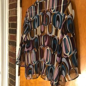 Colorful Women Summer Blouse